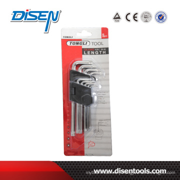 Matt Finish Middle Long 6 Angle Torx Key Set